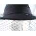 NWT NIB La Perla 's Black Wool Crystal Veiled Fedora Hat sz M $470  eb-98390654